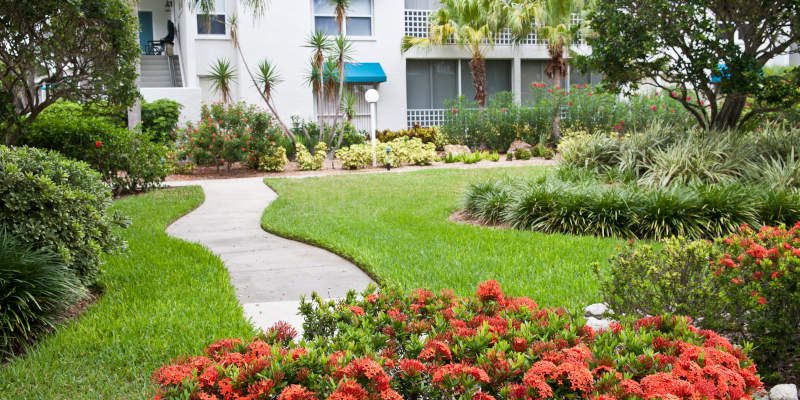 Condo Landscape Plan in Cape Coral, Florida